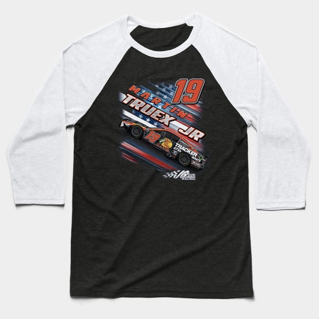 Martin Truex Jr. Patriotic Baseball T-Shirt by art.Hamdan